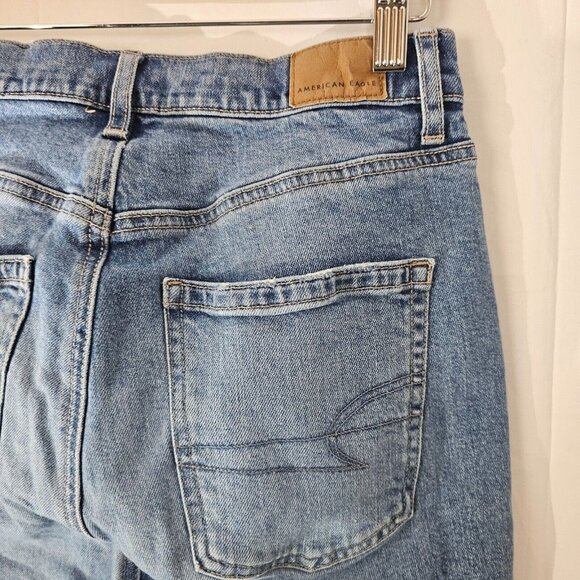 American Eagle Jeans Womens 2 27x26 Blue Highest Rise 90s Boyfriend Denim Pants - Picture 13 of 14
